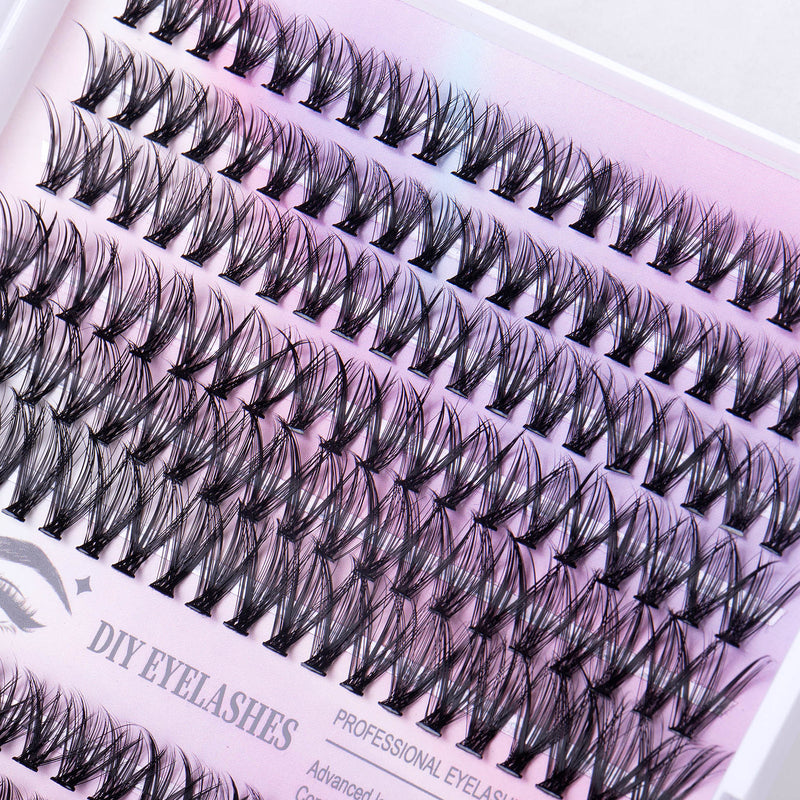 Segmented Lashes Set 12 Rows Of 30D Plus 40D Clusters Of 240