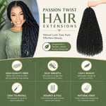 Water Wave Crochet Braiding Hair LongBohemian Curly Style Suitable For Butterfly
