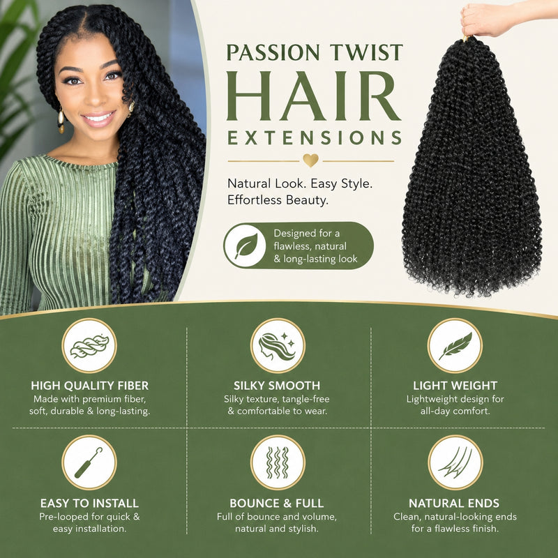 Bohemian Water Wave Crochet Hair — Butterfly & Faux Braid Ready, 60g