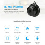 Indoor/Outdoor WiFi Security Camera — 1080P Night Vision, Weatherproof