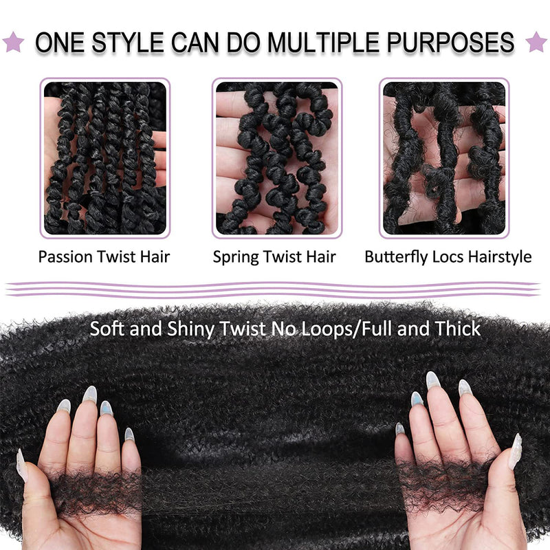 Pre-Separated Spring Twist Hair, 22