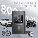 Portable Car Starter With Air Compressor,150PSI Digital Tire Inflator,Car Battery Starter 9.0 Gas 6.5L Diesel,Safe Clamps For Easy Use, Christmas Gift