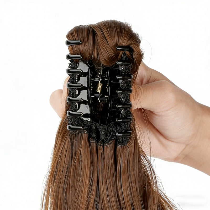 Wavy Clip-In Ponytail Extension — Instant Length & Volume 22