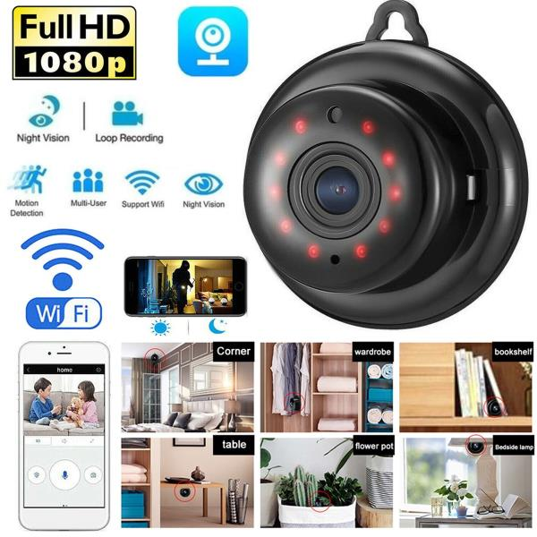 Indoor/Outdoor WiFi Security Camera — 1080P Night Vision, Weatherproof