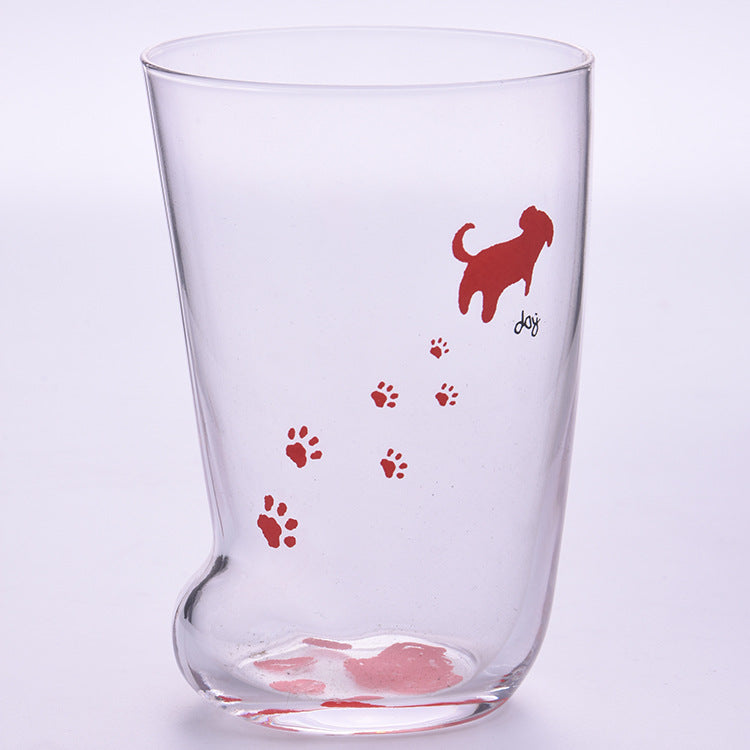Cat Paw Glass Coffee Mug — Adorable Everyday Sip, Great Gift Idea