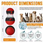 Dog Puzzle Toy, Adjustable Treat Dispensing Ball Food Dispenser Tough Slow Feeder Puppy Enrichment Training Toy Pet Interactive Chase Toys For Small Medium Large Dogs