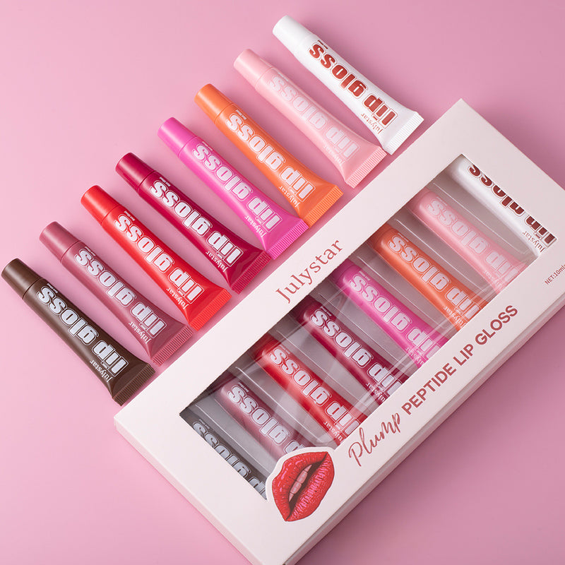 Fruit Flavored Long-lasting Moisturizing Lip Gloss, Moisturizing And Transparent, 8-pack Moisturizing Lip Gloss, Lip Makeup