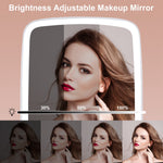 LED Makeup Mirror — Touch Control, 3 Light Modes, USB