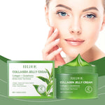 EELHOE Green Tea Collagen Jelly Cream, Gentle Moisturizing Moisturizing Face Soothing Moisturizing Cream For Dry Skin