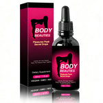Body Beauties Pleasures Peak Secret Drops, Maca Root & Tribulus Extract Oral Support Drops For Women, Intimate Comfort & Passion Supplement, 30ml