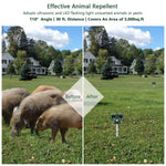 Solar Ultrasonic Animal Repeller — Keeps Pests Off Your Yard, No Chemicals
