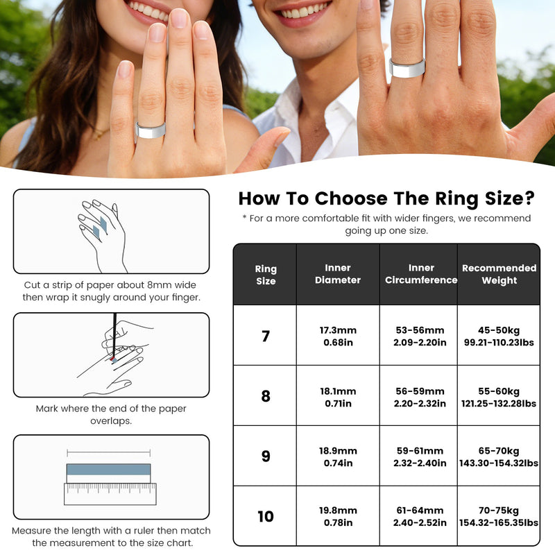Smart Health Ring — 24/7 Heart Rate, Sleep & Stress Tracking, 7-Day Battery