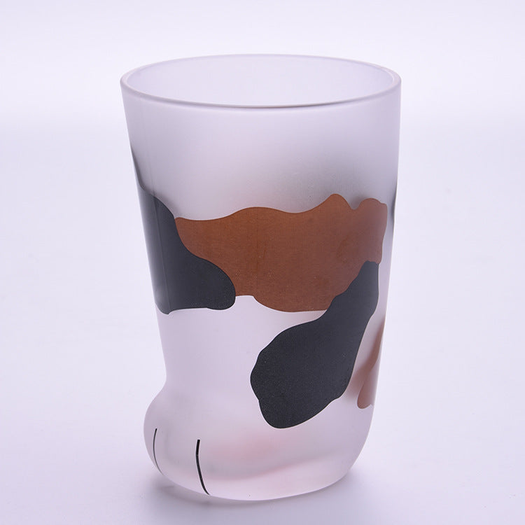 Cat Paw Glass Coffee Mug — Adorable Everyday Sip, Great Gift Idea