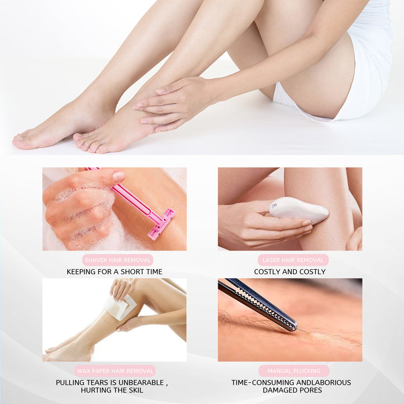 Gentle Hair Removal Spray — Painless Depilation for Legs & Underarms