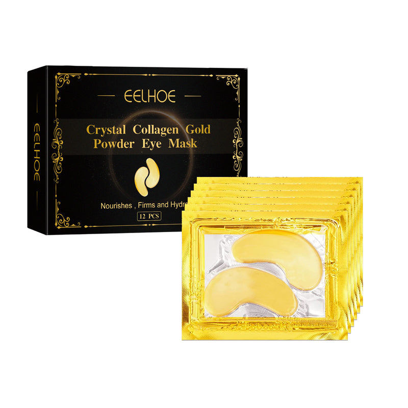 Eye Mask — Targets Dark Circles & Puffiness Fast 24K Gold