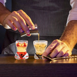 Skull-Style Novelty Shot Glasses (Set of 2) — Fun Conversation-Starter Gift
