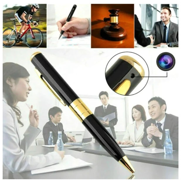 Hidden Pen Camera — 1080P Covert Recording, Clips In Any Pocket