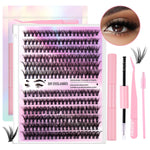 Segmented Lashes Set 12 Rows Of 30D Plus 40D Clusters Of 240