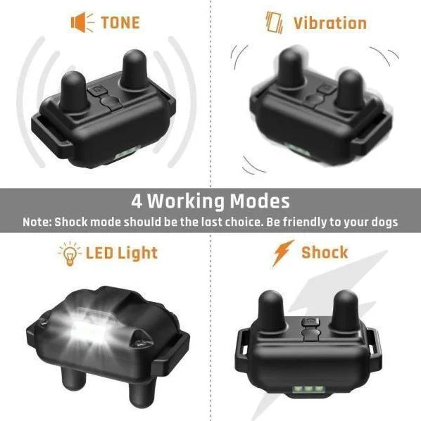 Rechargeable Remote Dog Training Collar — 3,000 Ft Range, Waterproof