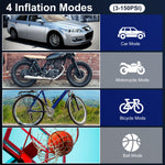 Cordless Tire Inflator Digital Air Compressor With LED Light Emergency Power Bank For Cars Motorcycles Bicycles Balls 1Pc 150PSI