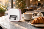 Mini Bluetooth Label & Photo Printer — Print Anywhere, No Ink Needed