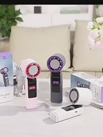 Rechargeable Handheld Turbo Fan — Cool Down Anywhere, Foldable Design