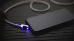 Compatible with Apple, Flowing Ligh Magnetic Streamer Data Line Cable for Iphone Android Typec