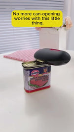 One-Touch Electric Can Opener — Effortless Opening, No More Struggling
