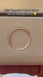 Mini Bluetooth Label & Photo Printer — Print Anywhere, No Ink Needed
