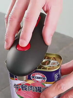 One-Touch Electric Can Opener — Effortless Opening, No More Struggling